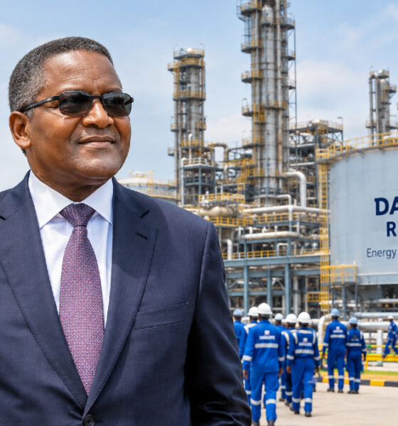 Nigerian industrialist, Aliko Dangote, leading African billionaires driving development through major refinery and industrial projects across the continent.