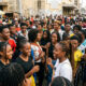 A crowd of African youth - representing the demographic growth on the continent