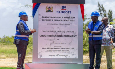 Bamburi Cement plant in Mombasa, which could supply cement for the Dangote refinery in Lamu